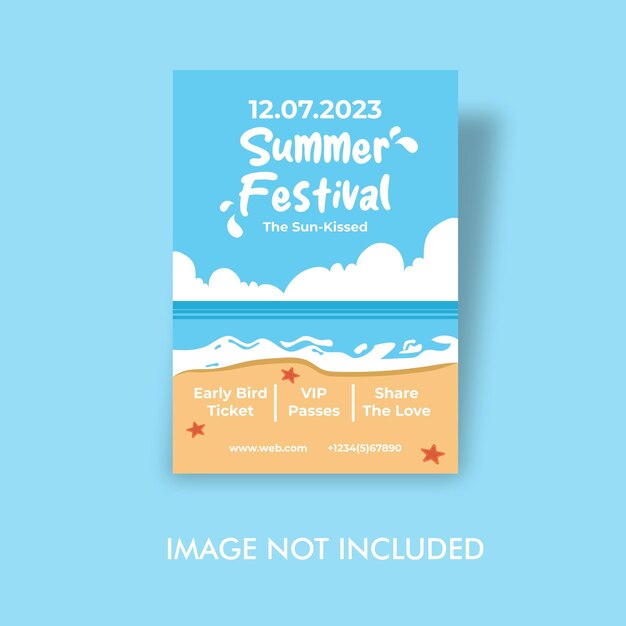 Summer Festival Flyer Template