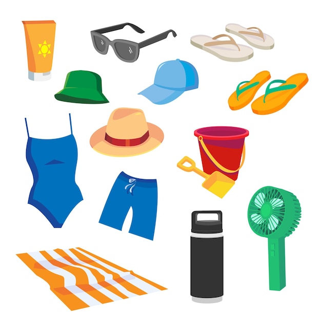 Vector summer item