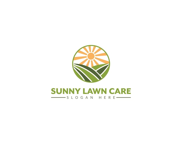 Sunny Lawn Care Logo for Brand