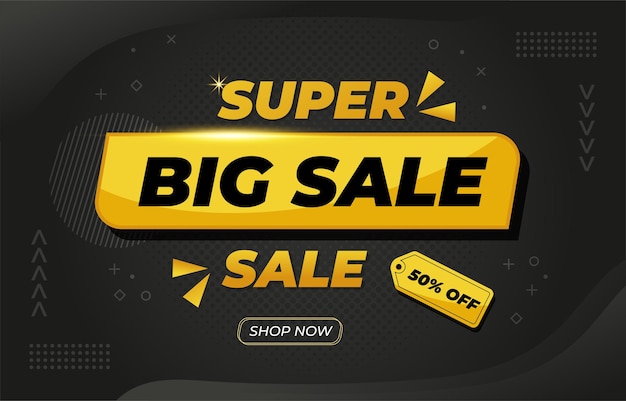 Super Big Sale Banner