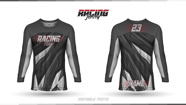 T-shirt template, racing jersey , soccer jersey