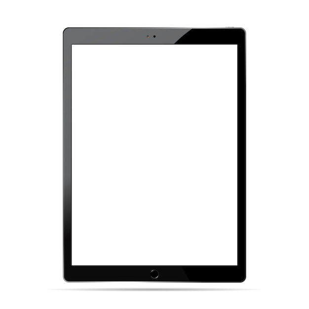 Vector tablet pc mockup set. mobile device illustration.