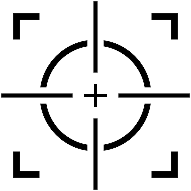 Vector target icon