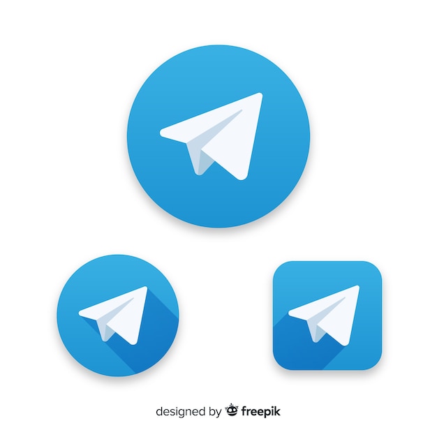 Vector telegram icon