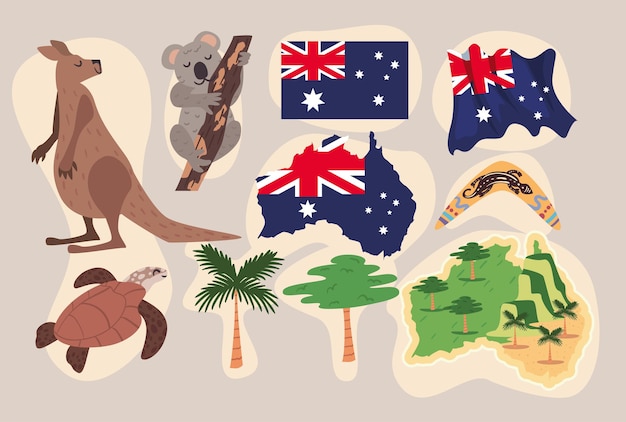 Vector ten australian items