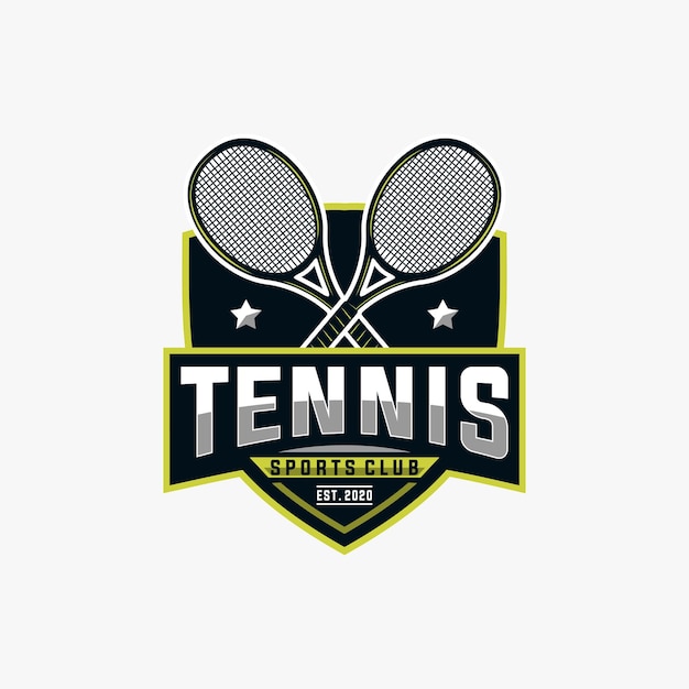 Vector tennis vector graphic template sport ball illustration