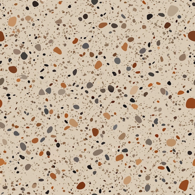 Vector terrazzo flooring vector seamless pattern italian terrazzo mosaic texture terrazzo seamless print