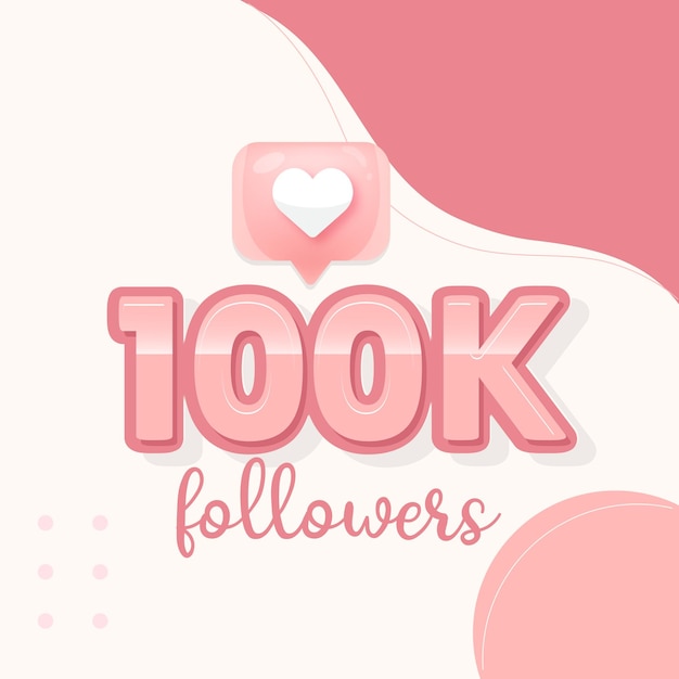 Vector thank you 10k social followers and subscribers template vector