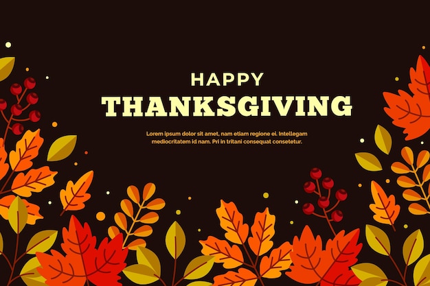 Thanksgiving day background design