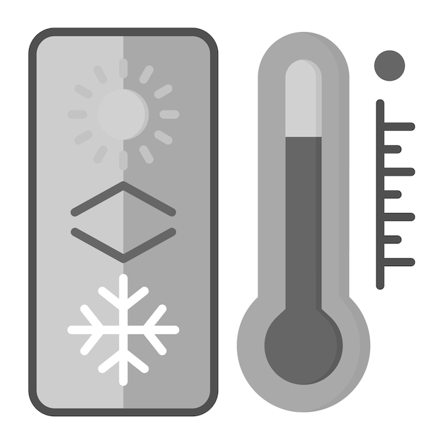 Vector thermostat icon vector image can be used for artificial intelligence