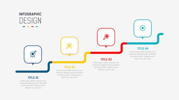 Vector three step infographic label design vector template with line icons process steps diagram presentations workflow layout banner flow chart info graph vector illustration