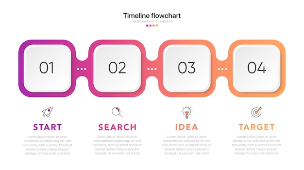 timeline 5 6 options infographic for presentations workflow process diagram flow chart report