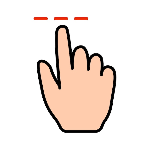 Touch pad icon Index finger doubleclick decrease increase turn rotation approximation press Scrolling click arrow sensor turn Zoom in move response time x2