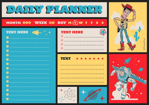 Toy Story Daily Planner