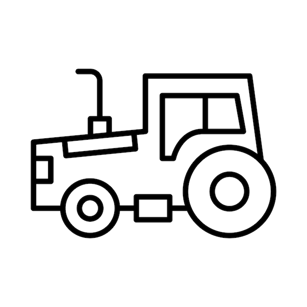 Tractor Line Illustration