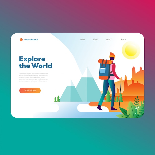 Travel Landing Page