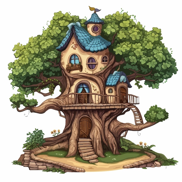 tree house vector