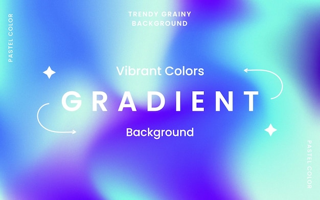 Vector trendy grainy background in bright colors free vector