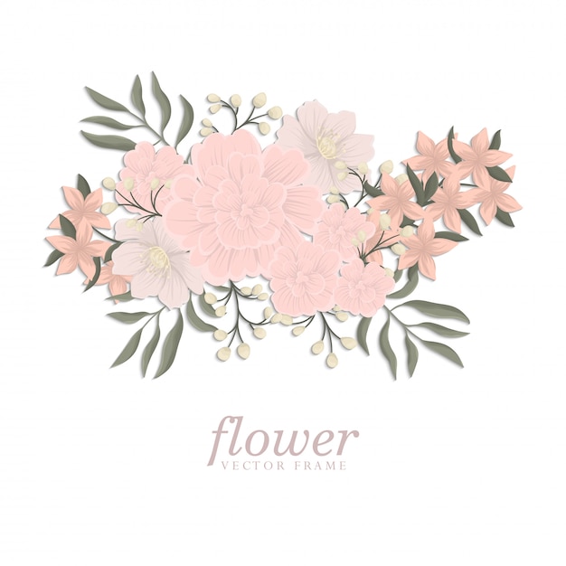 Trendy Seamless Floral Pattern in Vector illustration