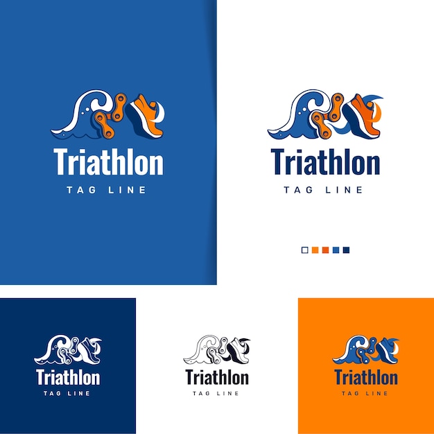 Triathlon logo design