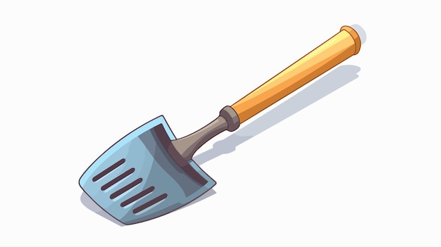 Vector trowel icon isolated on white background professional tool for construction work