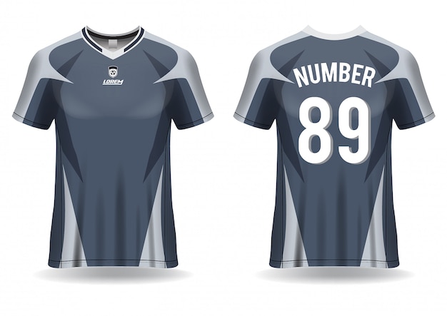 Tshirt sport Soccer jersey template