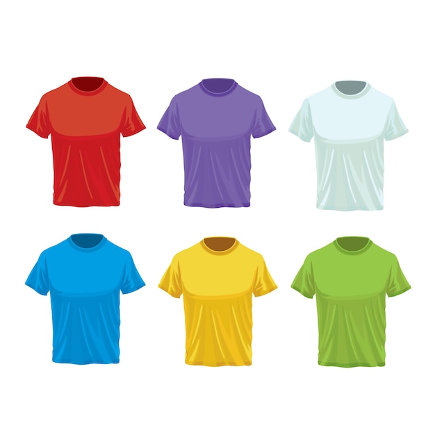 Vector tshirt vector set collection vector illustration