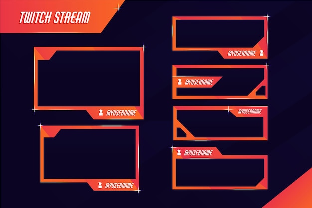 Vector twitch stream panels