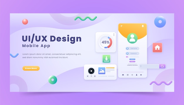 Ui/ux  template design