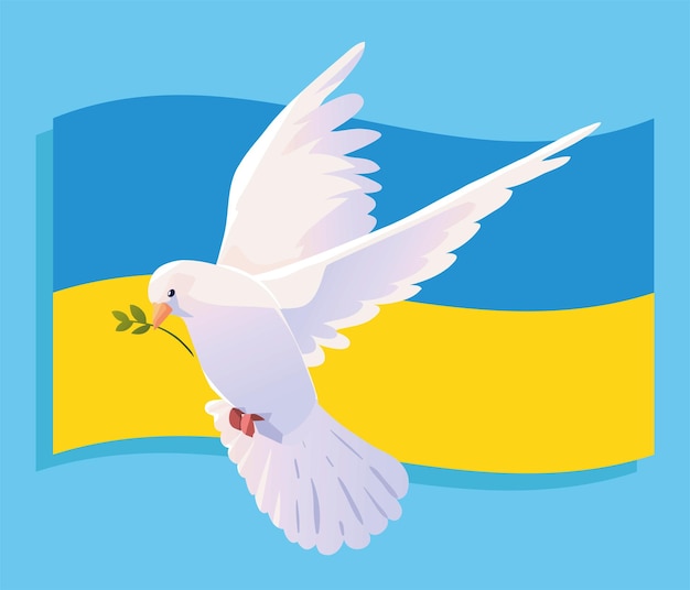 Ukraine no war fly pigeon