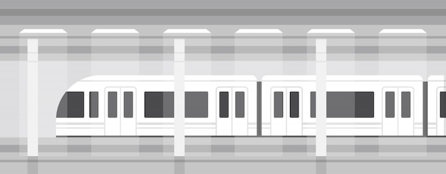 Underground metro train