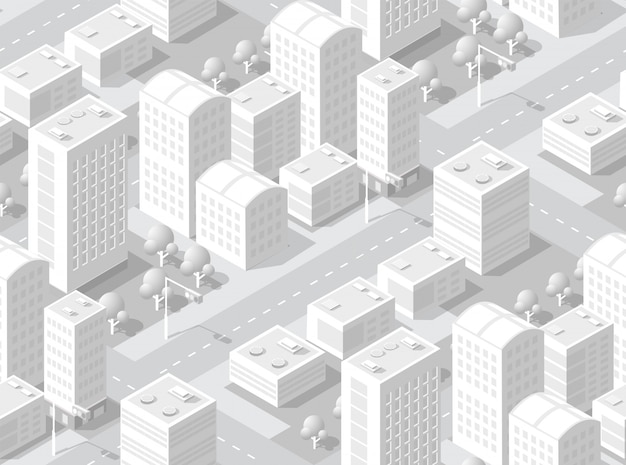 Urban isometric area