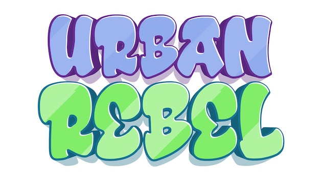 urban rebel text effect