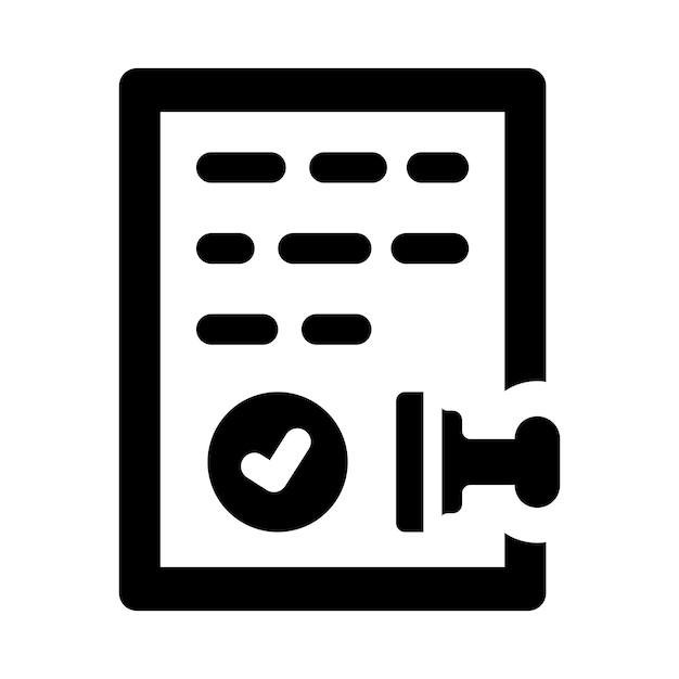 Valid document icon