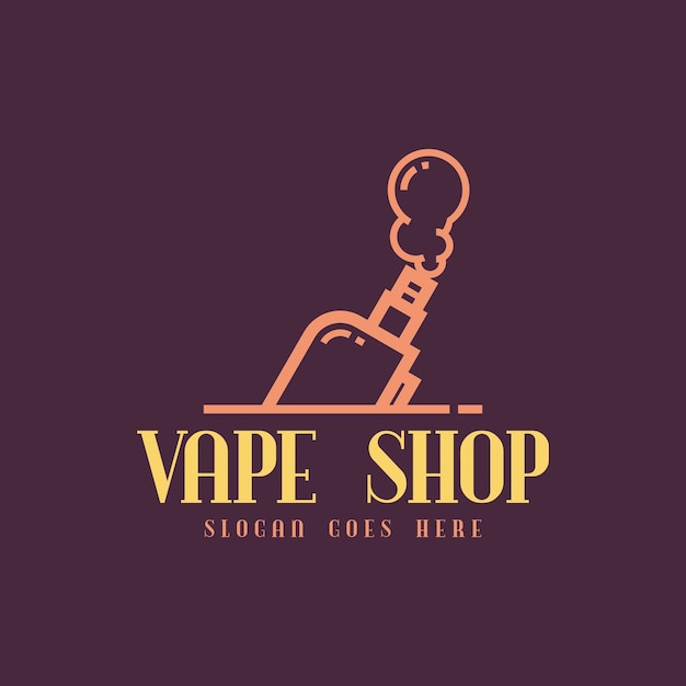 Vape Logo Design Concept for Vape Shop and Store