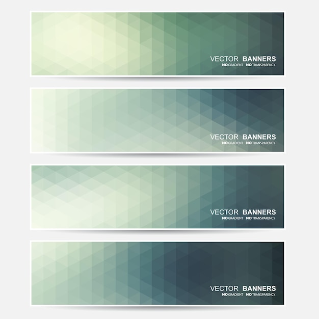 Vector vector banners set