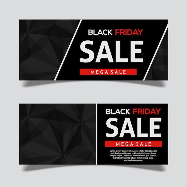 Vector vector black friday banner