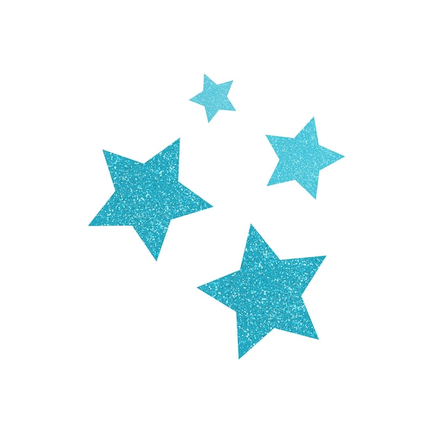 Vector blue glitter vector star blue sparcle amber particles luxury design element