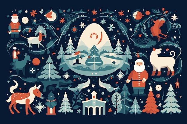 Vector vector christmas element background wallpaper banner