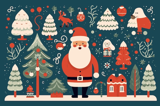 Vector vector christmas element background wallpaper banner