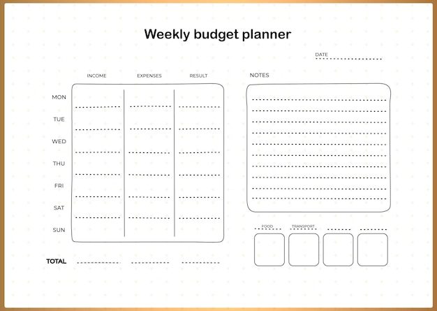 Vector vector daily planner kdp interior notebook. daily schedule checklist template. daily worklist journa