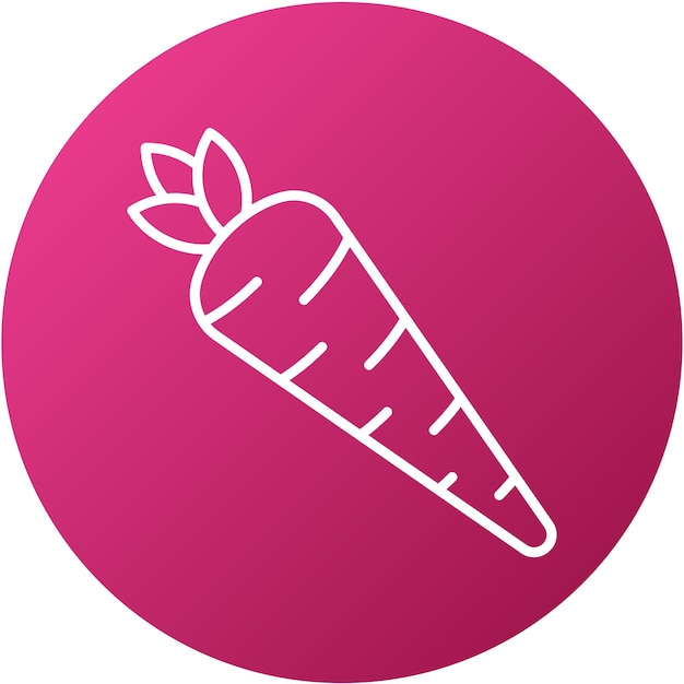 Vector Design Carrot Icon Style