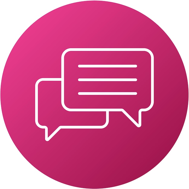 Vector Design Chat Icon Style