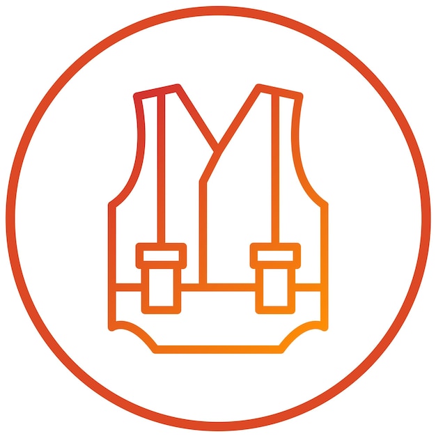 Vector Design Safety Vest Icon Style