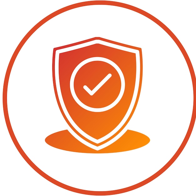 Vector Design Secure Zone Icon Style