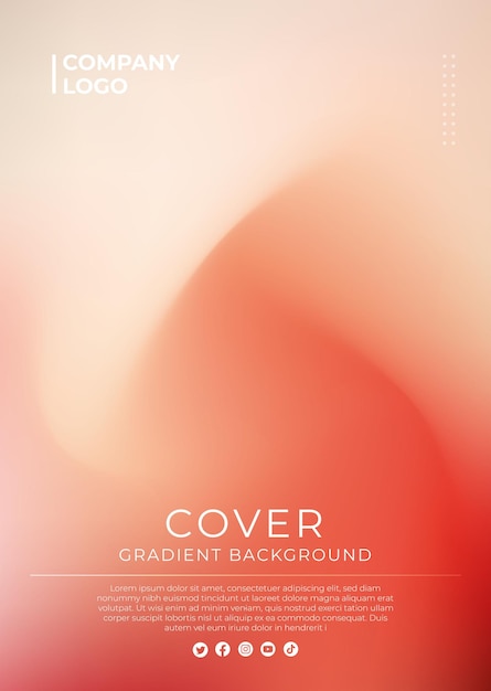 Vector vector gradient cover background template for brochure annual report magazine poster