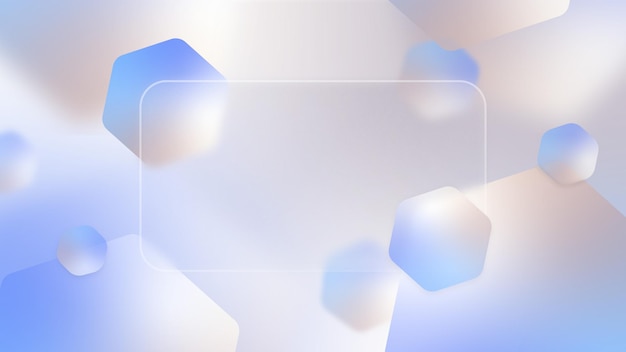 vector gradient glass morphism background