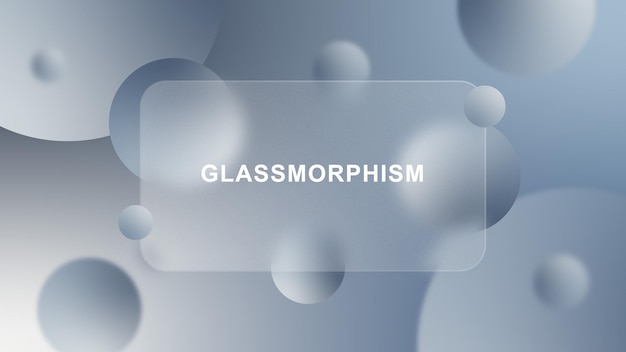 vector gradient glass morphism background