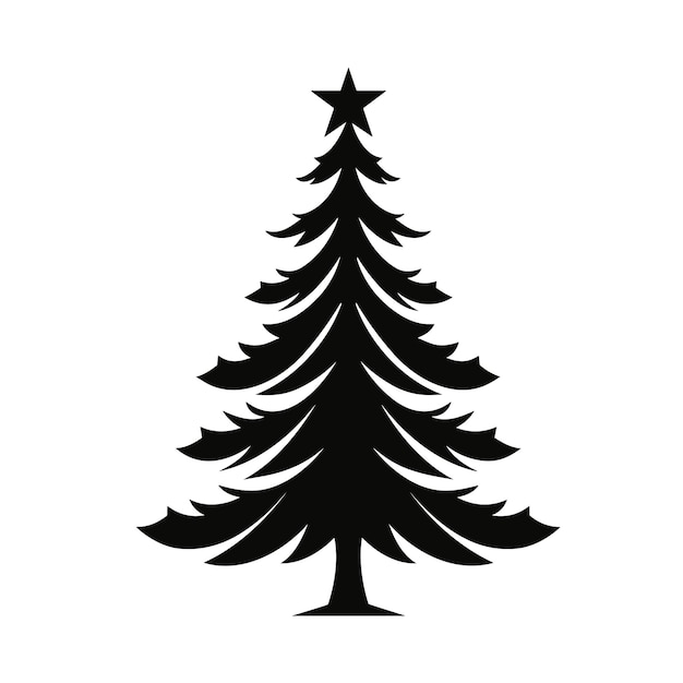 Vector illustration of a Christmas tree concept