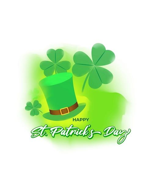 Vector illustration concept of Happy St Patrick's Day greeting